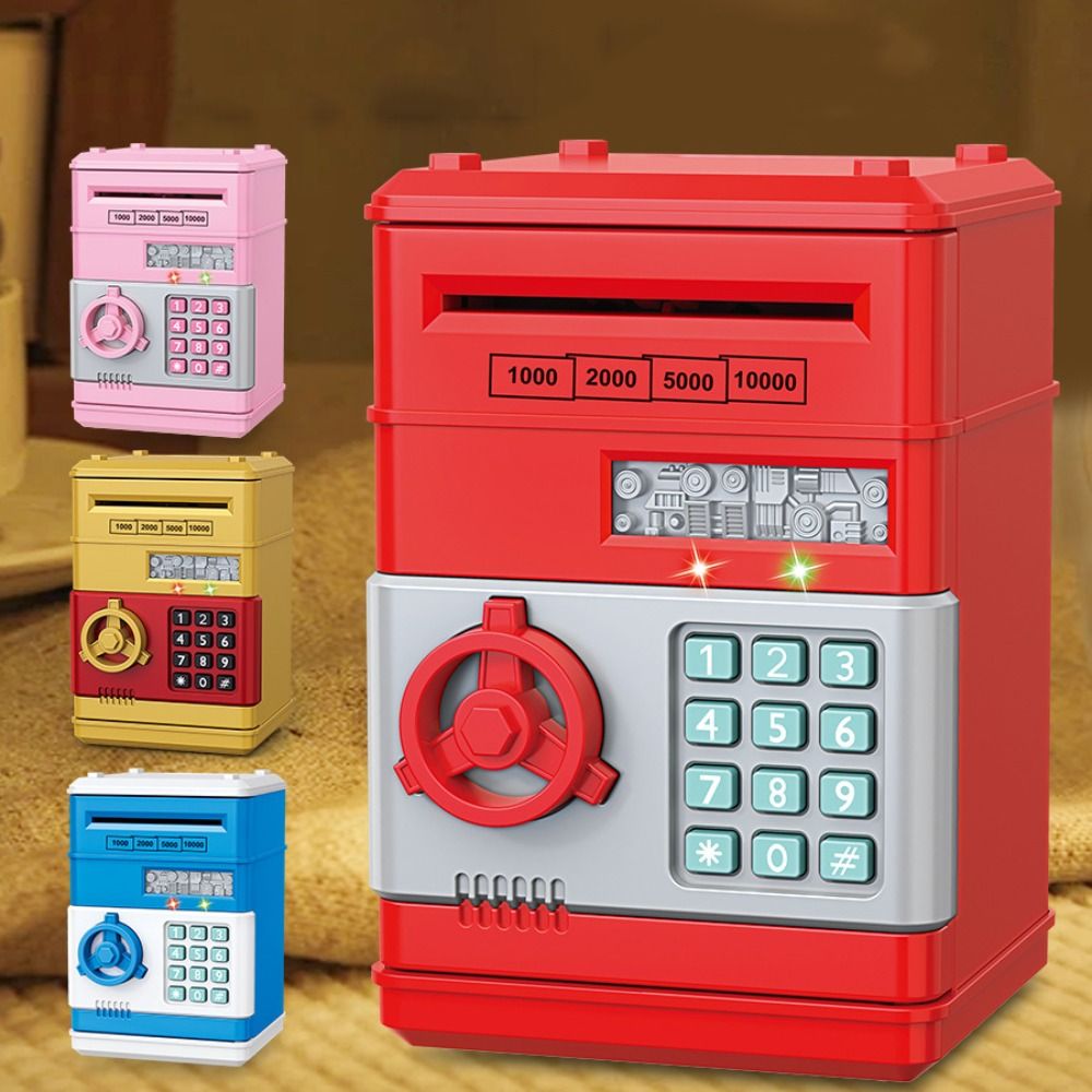 Kids Education Money - Электронная копилка, автоматическая мини-сейф для монет,