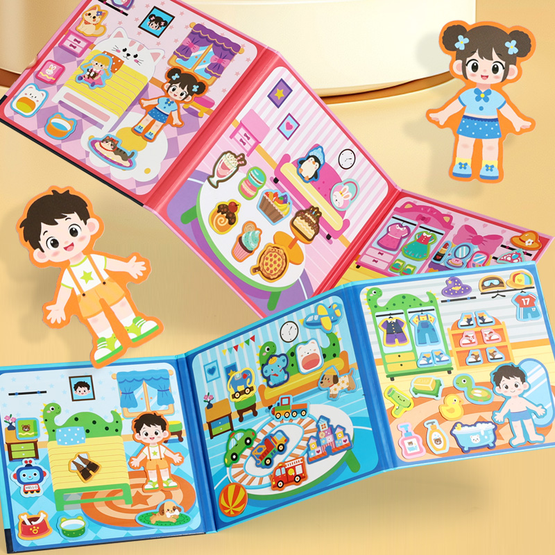 Human Body Puzzle - Игра-одевалка Монтессори для мальчиков и девочек,