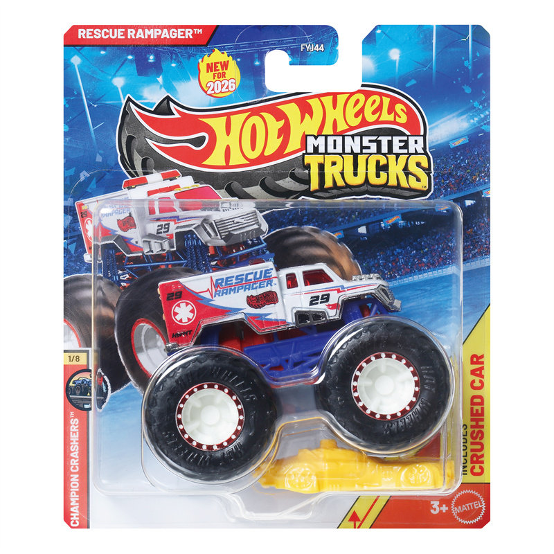 Hot Wheels Car Monster Trucks - Металлическая литая модель автомобиля Hot Wheels