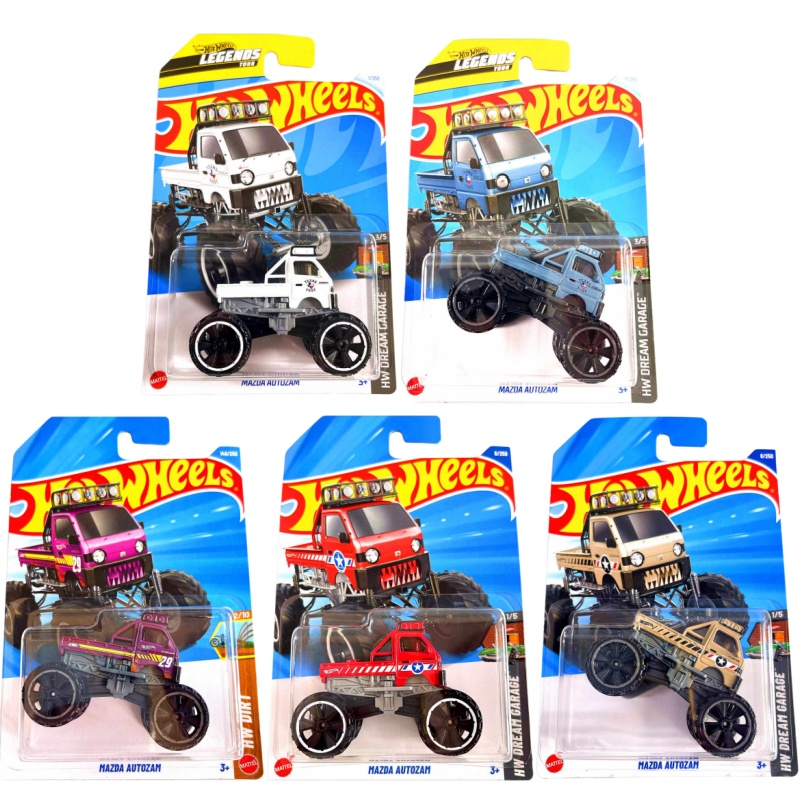 Hot Wheels Car Monster Trucks - Коллекционная модель внедорожника Hot Wheels Mazda