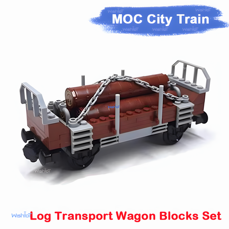 Kids Education Login - Набор строительных блоков MOC City Train