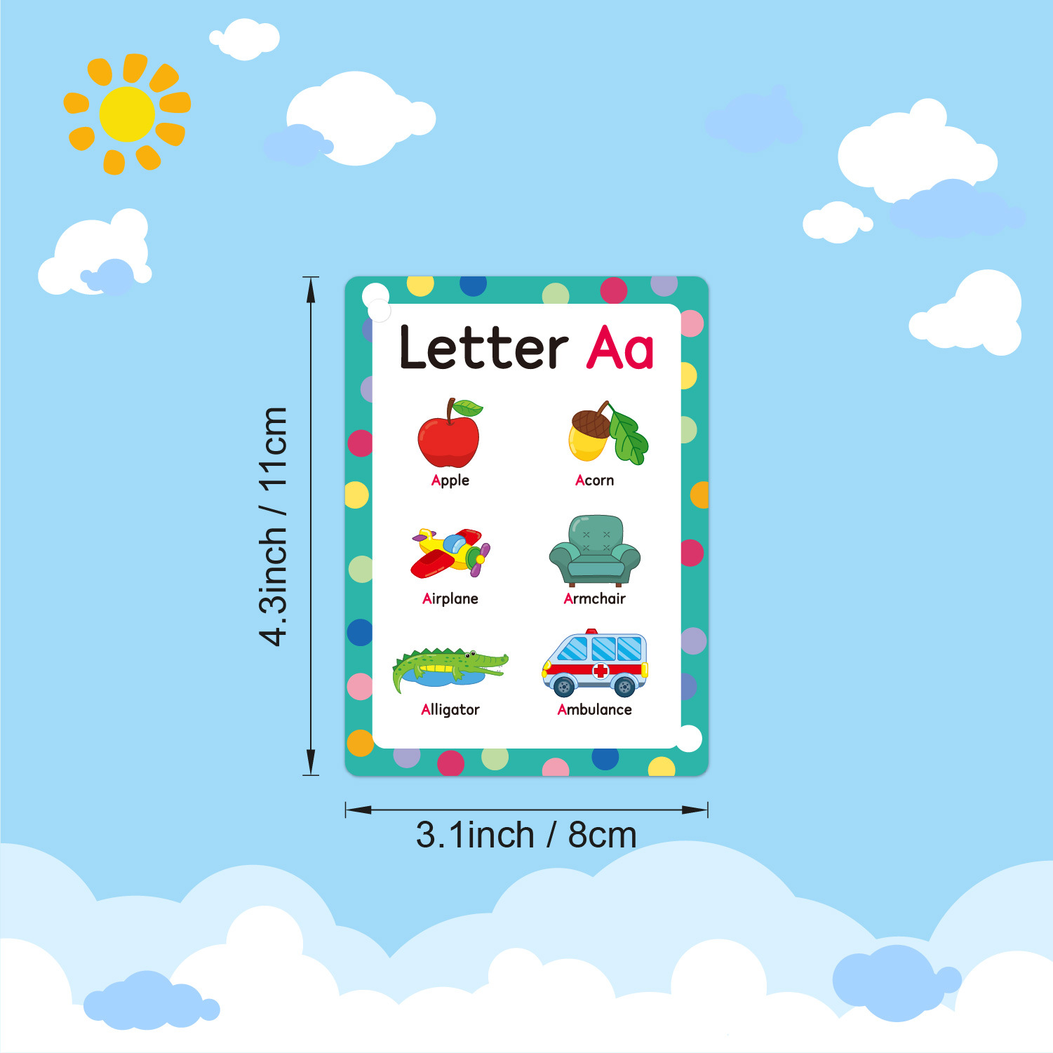 Флэш-карты ABC Phonics для дет – обзор и цена Kids Education Words