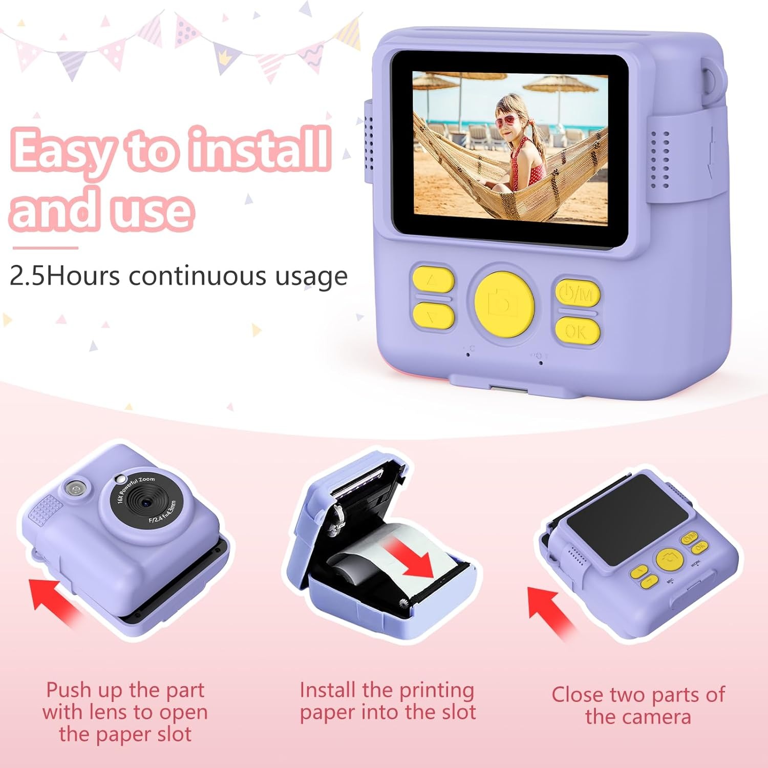 Фотокамера InstantPrint для де – обзор и цена Kids Education News