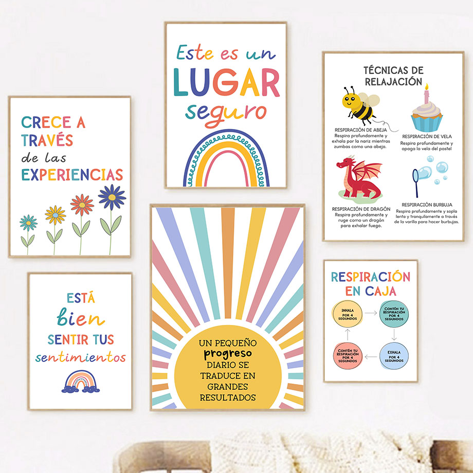 Испанское образование Motto Ра – обзор и цена Kids Educational Poster