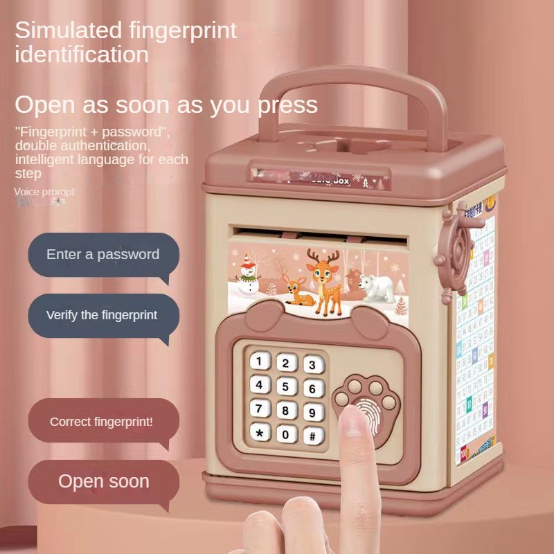 Копилка с отпечатками пальцев, – обзор и цена Kids Education Money