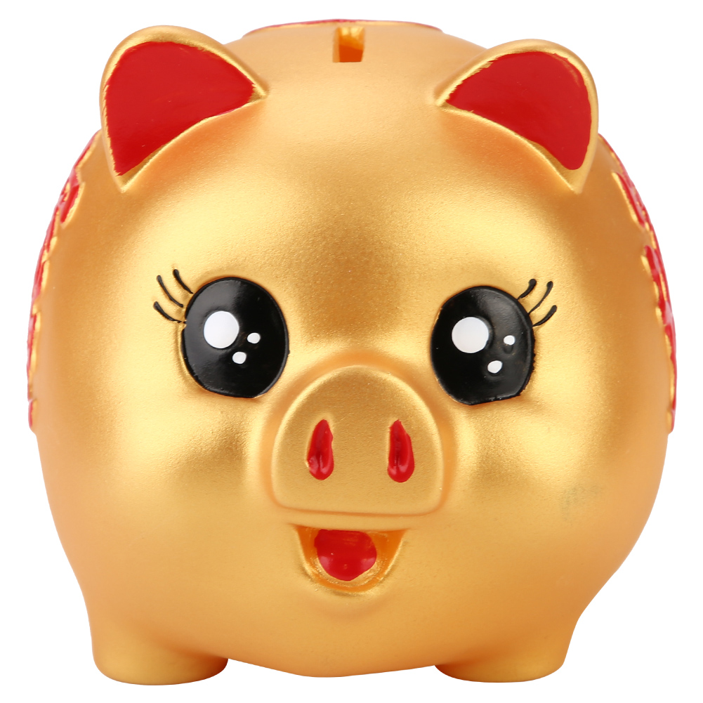 Золотой милый пластиковый банк – обзор и цена Kids Education Money