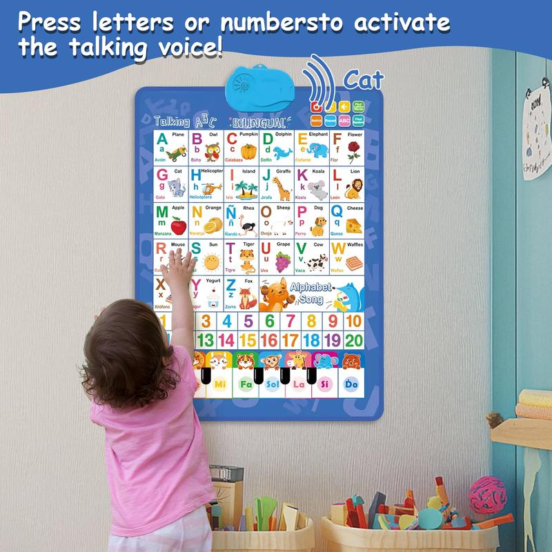 Двухязычный (английско-испанск – обзор и цена Kids Educational Posters