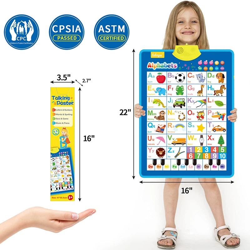 Электронная настенная диаграмм – обзор и цена Kids Educational Posters