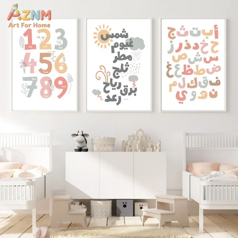 Арабские и английские алфавитн – обзор и цена Kids Educational Poster
