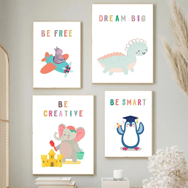 Постеры с изображением животны – обзор и цена Kids Educational Poster